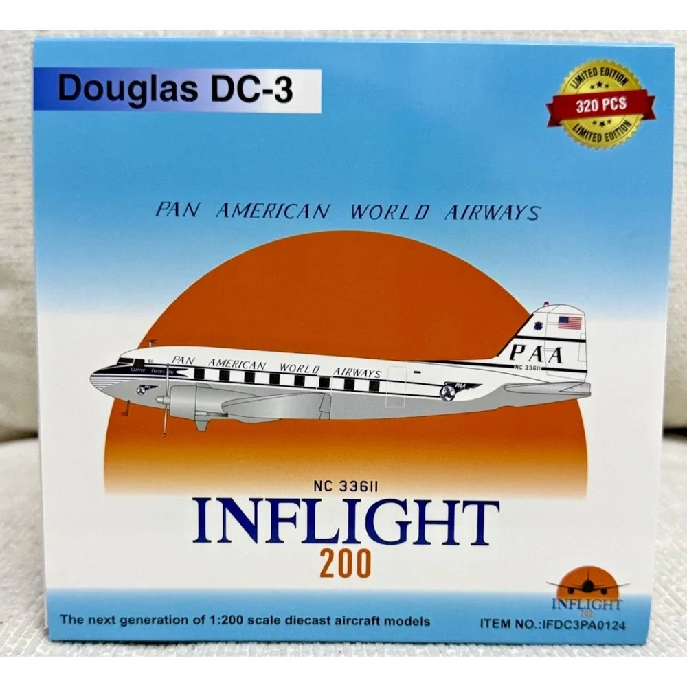 INFLIGHT/PAN AM/DC-3/NC33611/IFDC3PA0124/LIMITED EDITION/NEW/MSPMD3062326